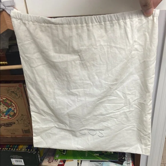 COS Ivory Drawstring Pouch - Picture 1 of 5